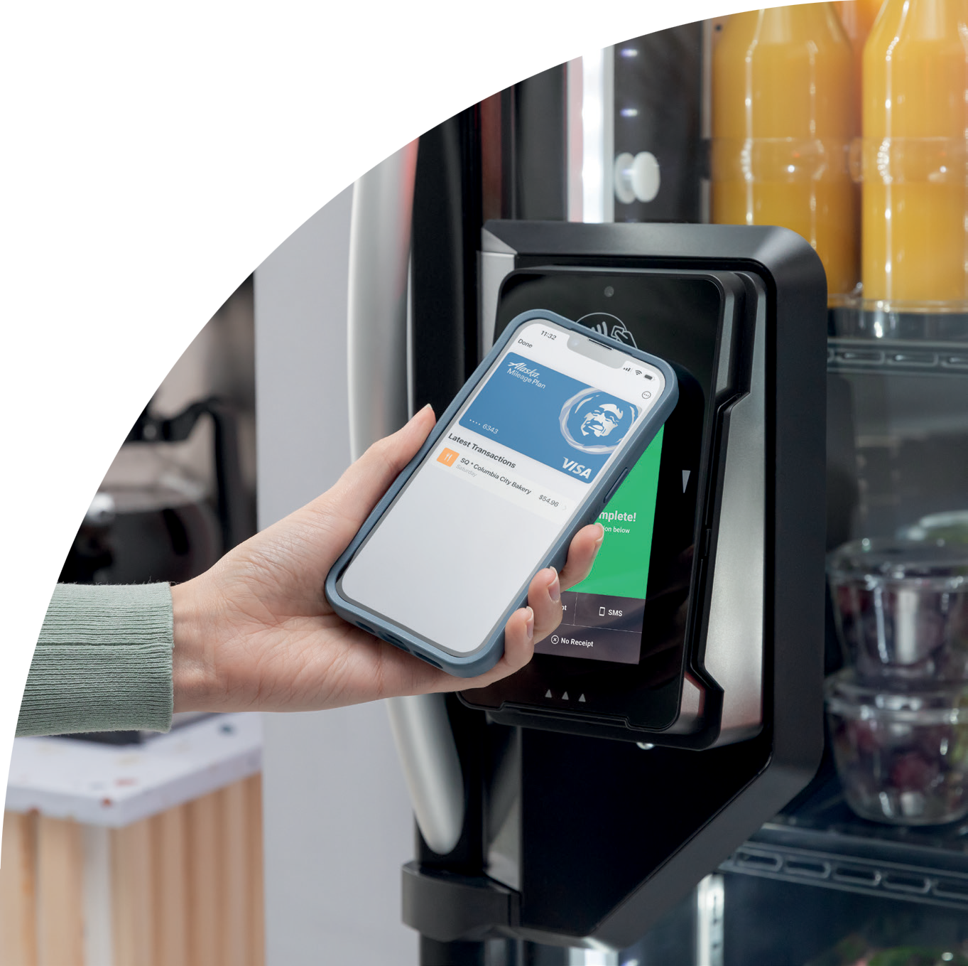 Mobile wallet payment on the smart terminal